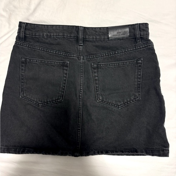 Mango Dark Denim Mini Skirt Small - Picture 4 of 5